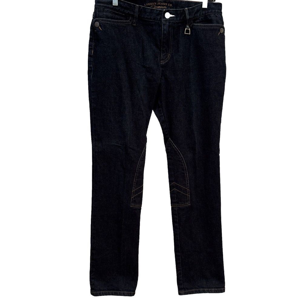 Ralph Lauren‎ Jeans Women's Size 8 Western Denim Ranch Rodeo Saddle Riding Pants